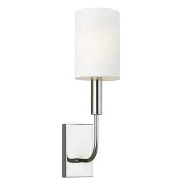 Aplica Brianna 1 Light Wall Light – Polished Nickel