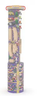 Set din lemn Jadore - Tren de salvare, 70 piese