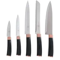 Cutite de Bucatarie, Maner Plastic, Otel Inoxidabil, 4 Bucati, Grunberg