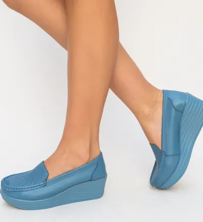 Pantofi Casual Ely Albastri