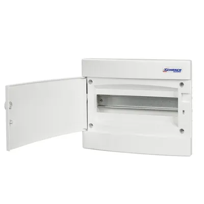Dulap distrib. incastr. 1r-12UH, usa din plastic alb mat