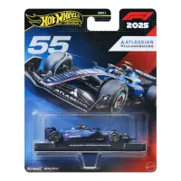 Masinuta metalica de curse, Hot Wheels, Atlassian Williams Racing 2025, Formula 1 Team 55, JKD85