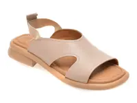 Sandale GOLD DEER gri, 22026, din piele naturala