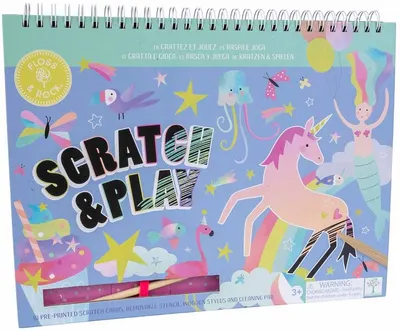 Carte Floss and Rock Scratchart - Fantezie