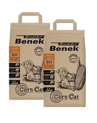 BENEK Super corn cat Asternut pentru litiera 7 l x 2 (14 l)