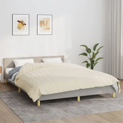 Gossi patura grea, crem deschis, 200x230 cm, 13 kg, material textil