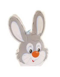 Cutie 3D Iepuraș vesel – bleu - Default Title
