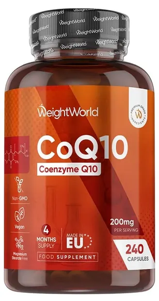 Coenzima Q10, 100 mg, 240 capsule, Weight World