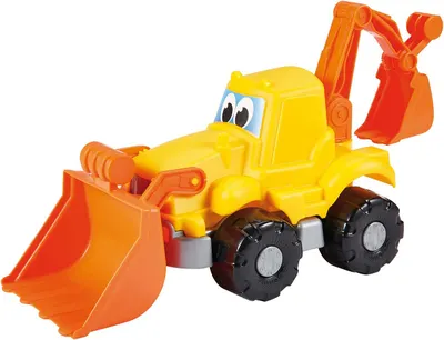 Jucărie Ecoiffier 2 în 1 - Excavator și buldozer