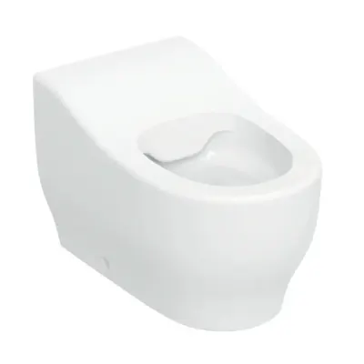 Vas WC stativ pentru copii, 44 cm x 27cm x 30 cm , rimfree, alb, Geberit Bambini