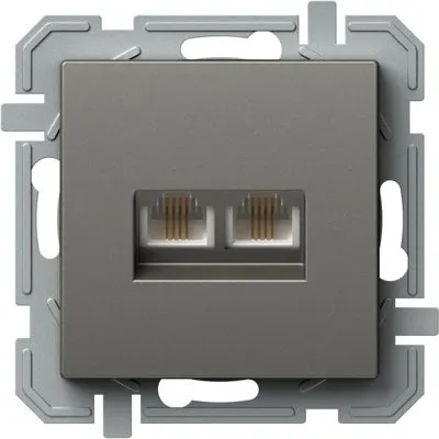Logiq Priza Dubla Telefon 1P KS RJ11 Titan, TEM Modul TEM-KQ38TIXO-U