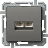 Logiq Priza Dubla Telefon 1P KS RJ11 Titan, TEM Modul TEM-KQ38TIXO-U
