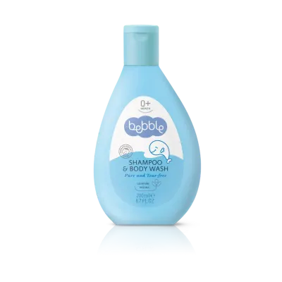 Bebble sampon si gel pentru baita 2 in 1, 200ml