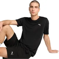 Tricou barbati Puma Ess Small Logo Poly Tee, Negru