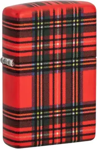 Brichetă Zippo - Red Plaid Design