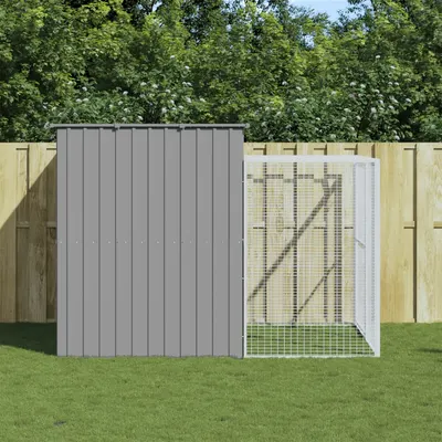 Gossi cusca de caine & tarc gri deschis 214x253x181cm otel galvanizat