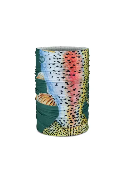 Bandana Coolnet UV - culoare curcubeu multicolor - multisport - pentru adulti - marime universala