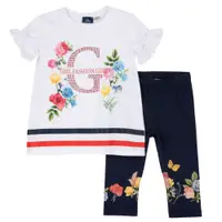 Costum copii Chicco, tricou si colanti, Alb, 00794-64MC