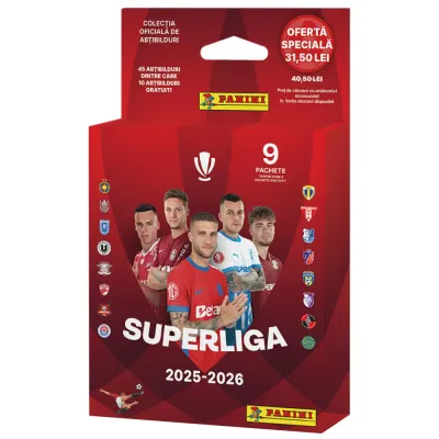 Set de stickere - Panini Superliga Romaniei - Ecoblister