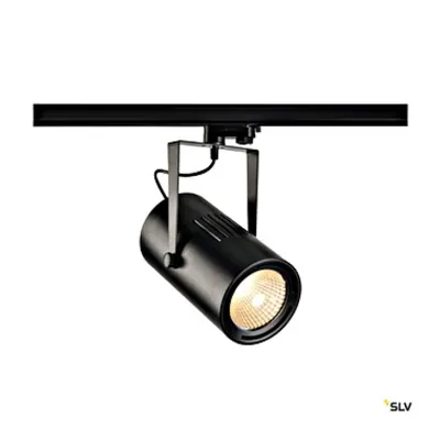 EURO SPOT TRACK black, 3000K, 38°, incl. 3-circuit adapter