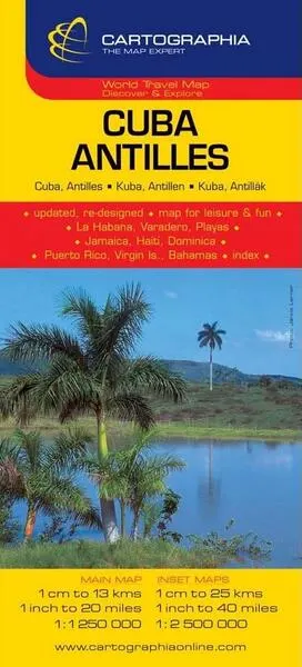 Hartă rutieră Cuba, Ins. Antile - Paperback - ***