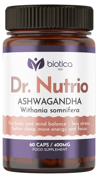 Dr. Nutrio Ashwagandha, 400 mg, 60 capsule, Biotica 1961