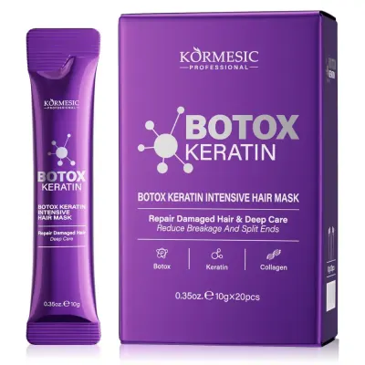 Kormesic Masca intensiva pentru par cu keratina si efect botox 10 g x 20 buc Botox Keratin Repair