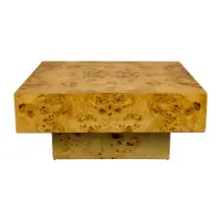 Măsuță de cafea în culoare naturală cu aspect de lemn de nuc 90x90 cm Quinn – Dutchbone