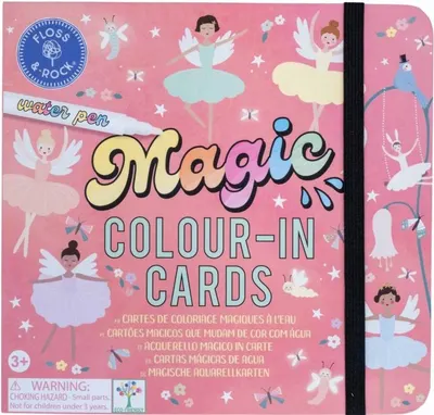 Cărți de colorat pentru copiiFloss and Rock Magic Water - balerinii