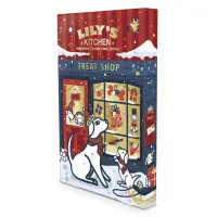 LILY'S KITCHEN Christmas Advent Calendar, XS-XL, cutie recompense câini, 68g