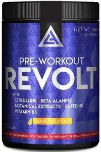 Pre-Workout Revolt, mango, 380 g, Lazar Angelov Nutrition