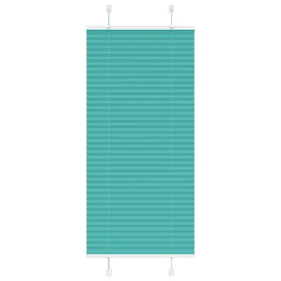 vidaXL Jaluzea plisată verde petrol 60x150 cm Lățime țesătură 59,4 cm