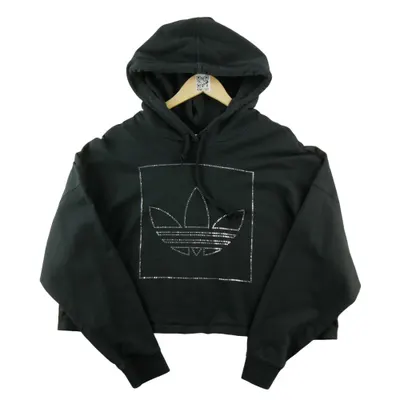 Second life - Hanorac crop pentru femei Adidas - Bun