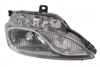 Far fata Stanga (H4 PY21W W5W, electric, cu motor, culoare insert: negru, culoare semnalizator: alb) potrivit HYUNDAI ACCENT IV