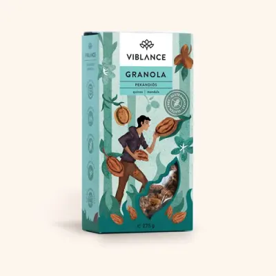 Granola cu Nuci Pecan Fără Gluten | Viblance