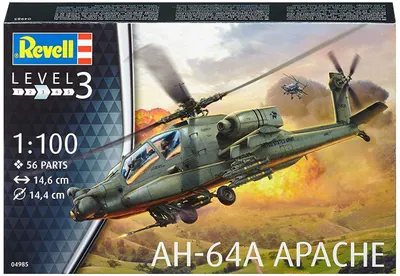 Model asamblabil Revell - Elicopter Boeing AH-64A Apache (04985)