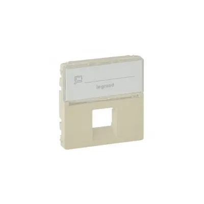 Capac Valena Life - RJ 45 priza - cu label holder - ivory