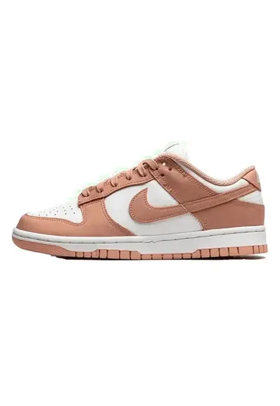 Pantofi sport Dunk Low - roz - piele ecologica - stil retro-modern