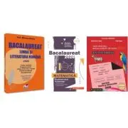 Pachet Bacalaureat 2026. Limba si literatura romana, Matematica M-stiintele-naturii si M-tehnologic si Biologie clasele 9-10