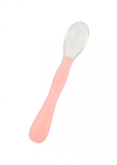 Lingurita mare de silicon ultraflexibila somon