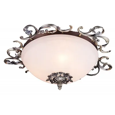 Corp de iluminat pentru tavan Speria - H(min) 160mm, H(max) 160mm, ⌀ 420mm , White, 3 X E14 (40W), Metal, Glass and Metal, IP20, 5.5kg