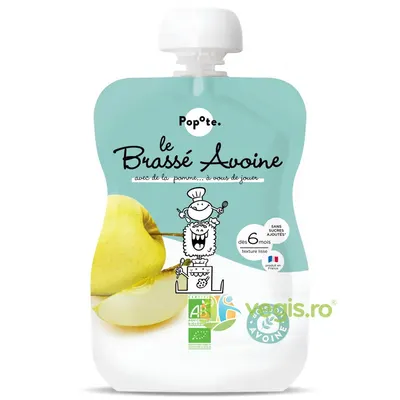 Piure cu 54% Lapte de Ovaz si Mere +6 Luni Ecologic/Bio 100g