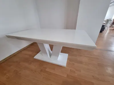 Masa Naomy 3 Alba Extensibila 160/200/90/75 Cm