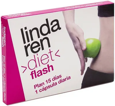 Lindaren Diet Flash Program de slăbire de 15 zile, 15 capsule, Artesania Agricola