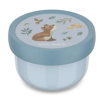 Cutie de gustări pentru copii albastru-deschis din plastic Forest Friends by Little Dutch – Mepal