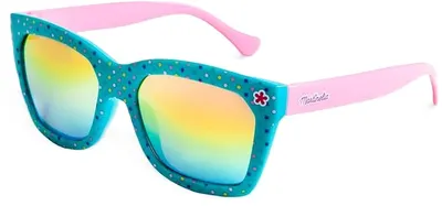 Ochelari de soare pentru copii Martinelia - Curcubeu, UV400, turcoaz