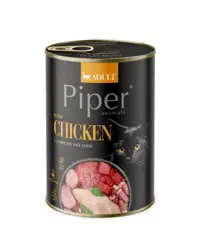 Hrana umeda pentru pisici, Piper Cat, carne de pui, 400 g
