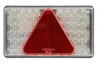 Stop spate dreapta MULTI LED (LED, 12V, cu intermitent, lumina de marsarier, cu stop, lumina de parcare, reflector triunghiular, conector: ASS2 7PIN)