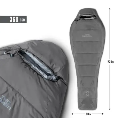 Sac de Dormit -18°C Mummy TAC MAVEN 360GSM - CINDER GREY