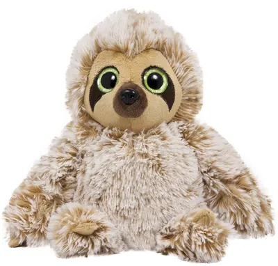 Jucărie de pluș Amek Toys - Leneș melange, bej, 20 cm